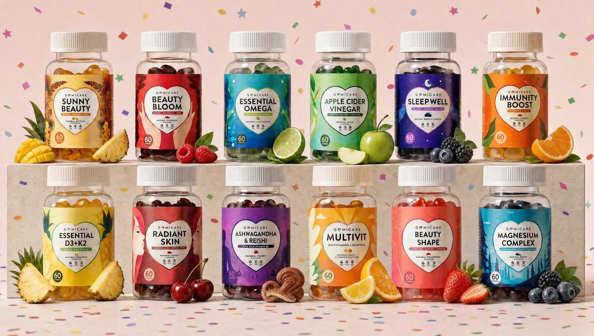 Los 12 productos Gomicare juntos